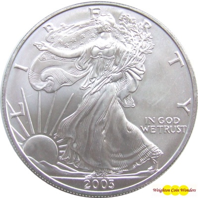 2003 1oz Silver American Eagle